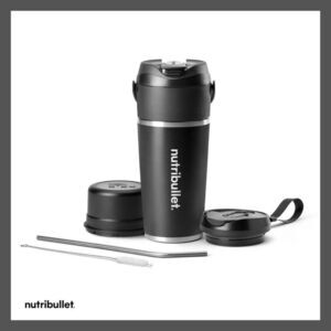 NutriBullet -  Flip Portable Blender with Black Insul Black